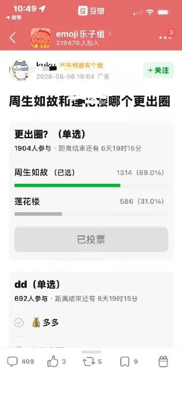 哈哈哈哈投票1314，又被暴打了。 