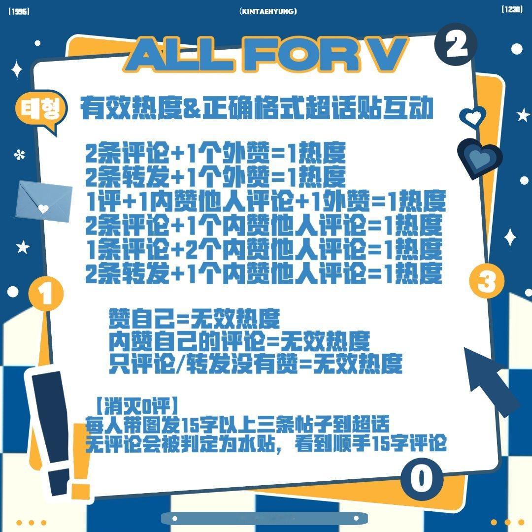 金泰亨260531超话热度1️⃣每人5🍎10👍🏻（不👍🏻自己） 2️⃣