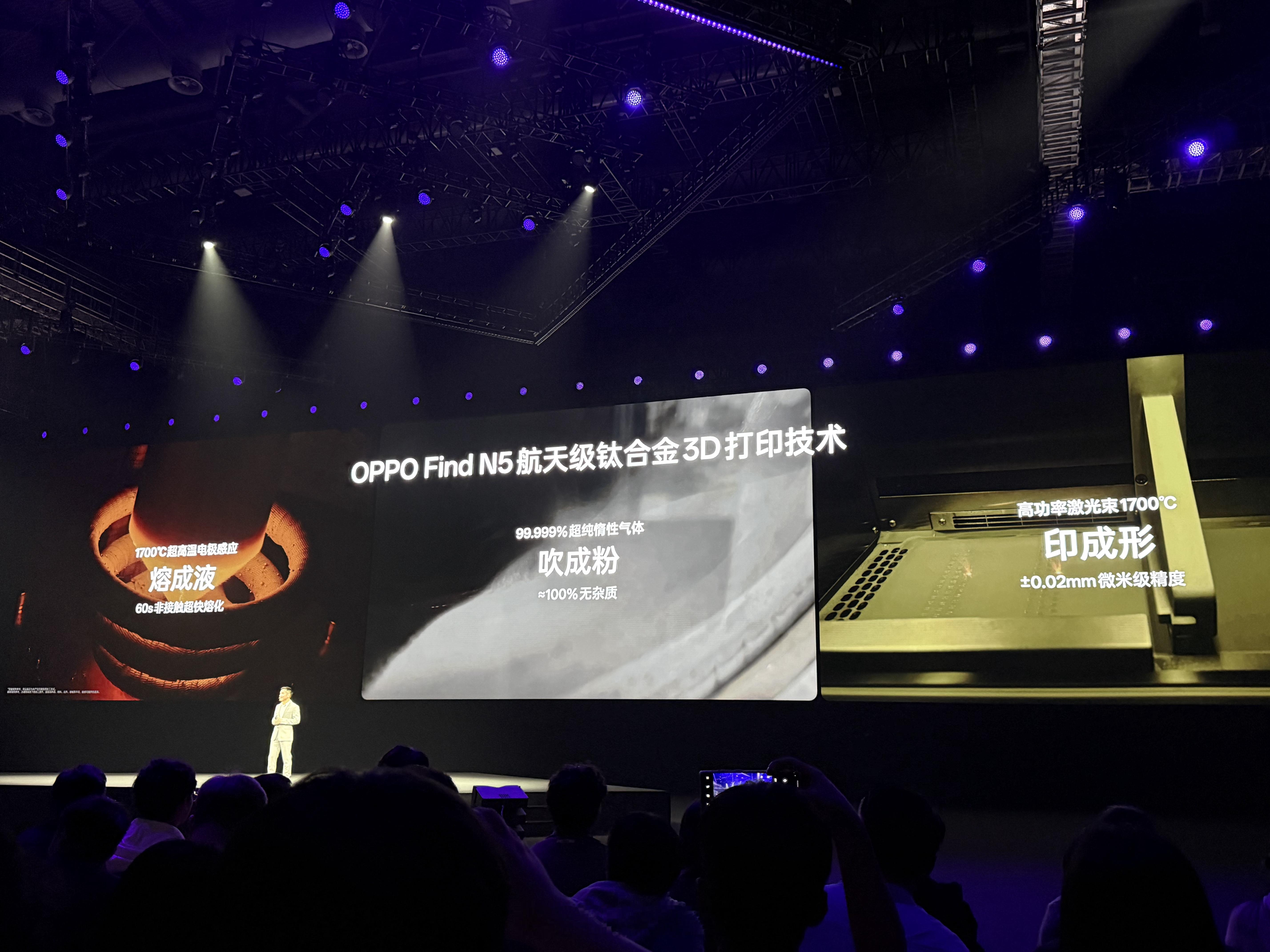 OPPOFindN5发布会  OPPO发布会  oppo Find n5这个钛合