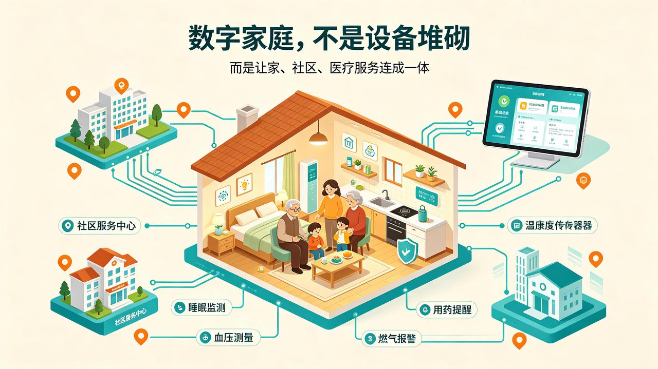 【​​数字家庭：核心理念与现实实践】今天与从事数字家庭的专家讨论居家、社区和机构