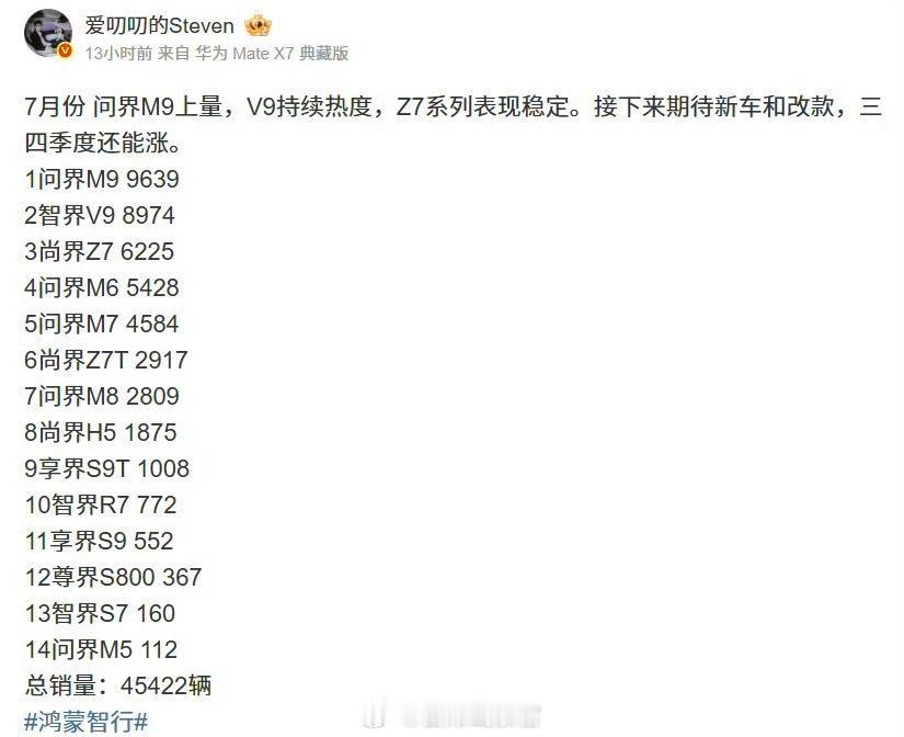 大家觉得表现如何？鸿蒙智行308_IO新能源汽车