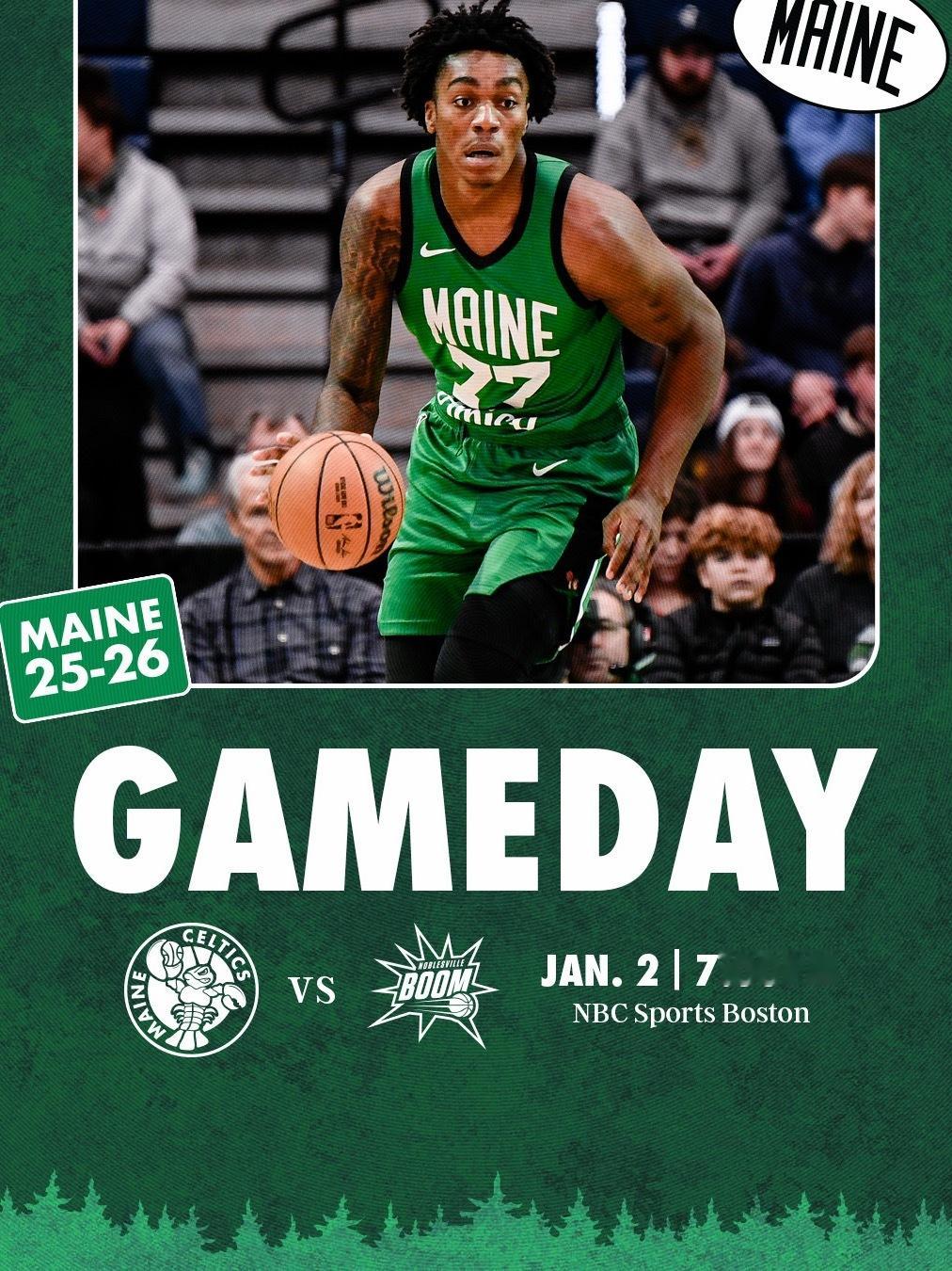 缅因州凯尔特人 GAME DAY ! LET‘S GO CELTICS ☘️ ?