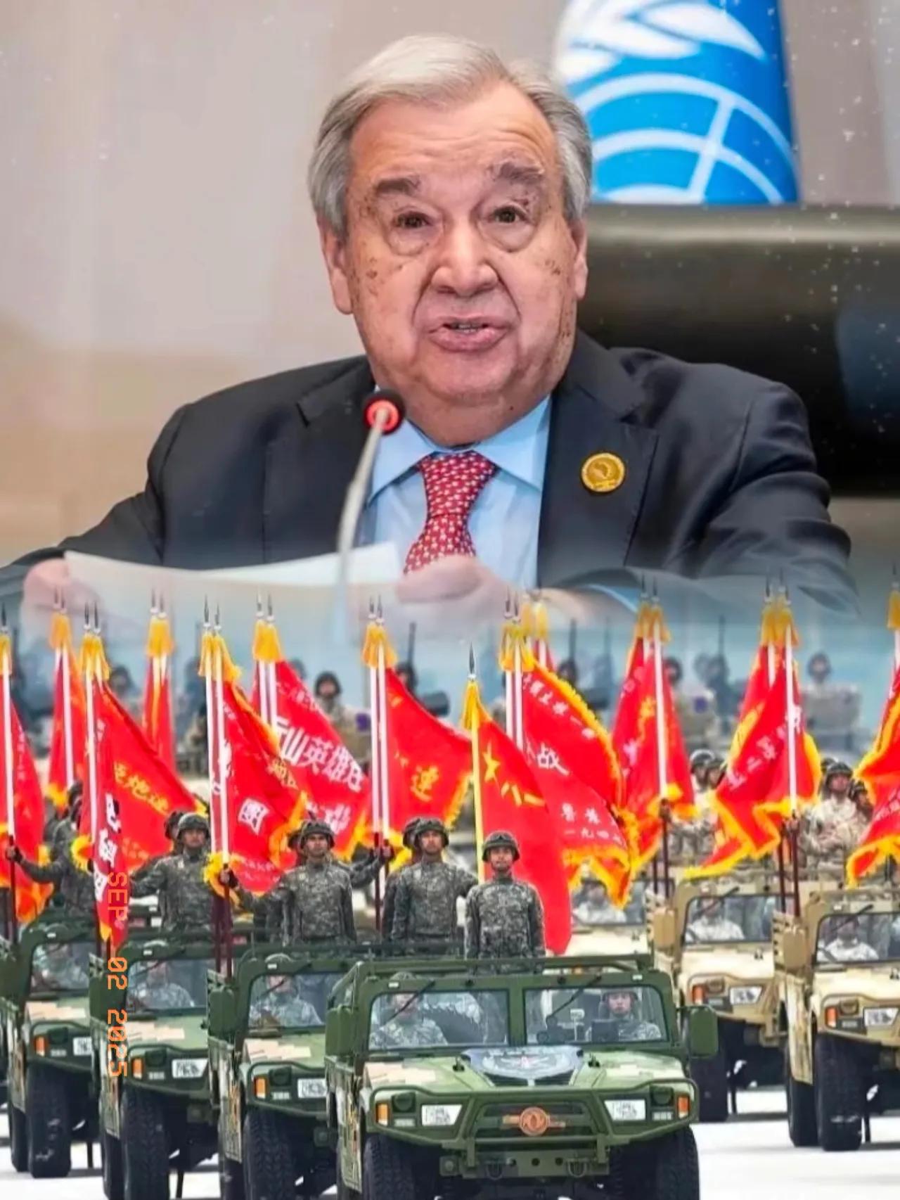 联合国秘书长古特雷斯在中国，罕见的说了些大实话！他表示：没有中国，就没有二战胜利