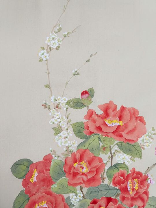没骨画‖折枝花卉
