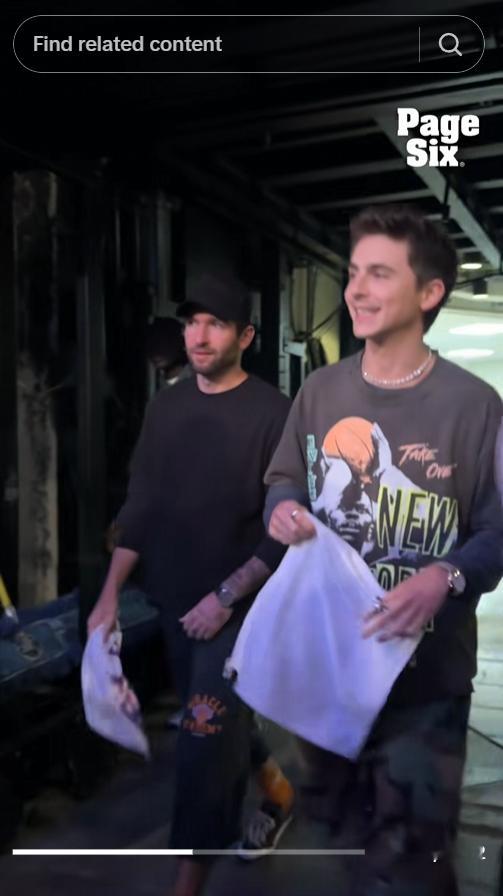 Kylie Jenner 在一条 Timothée Chalamet 的视频下留
