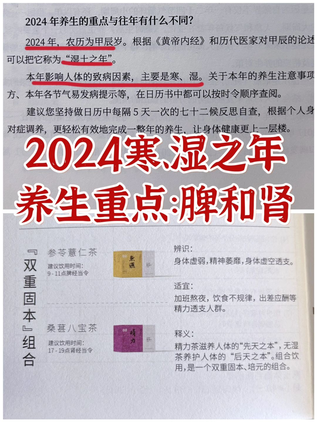 2024寒、湿主导之年，要提前准备健脾养肾了！