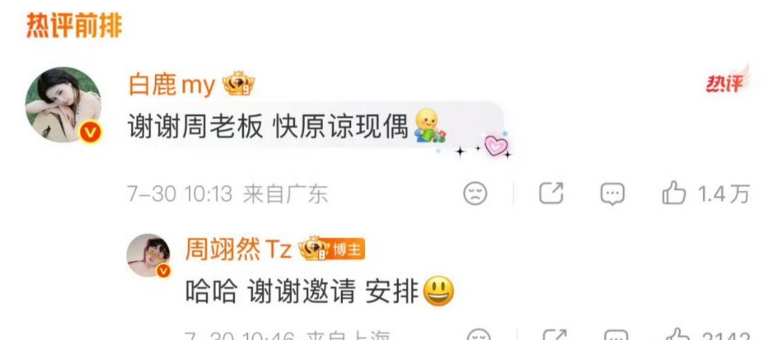 白鹿快原谅现偶是什么意思 