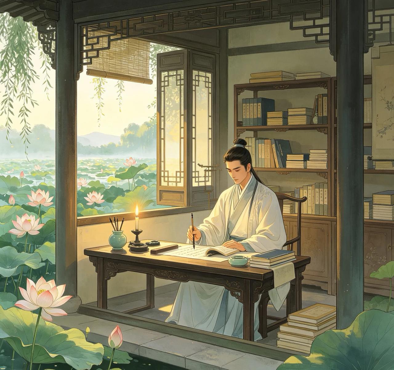 陶良锦是清朝江苏吴县名士。其父为举人，赴山东任职，兰石自幼随父游学济南，在荷斋读