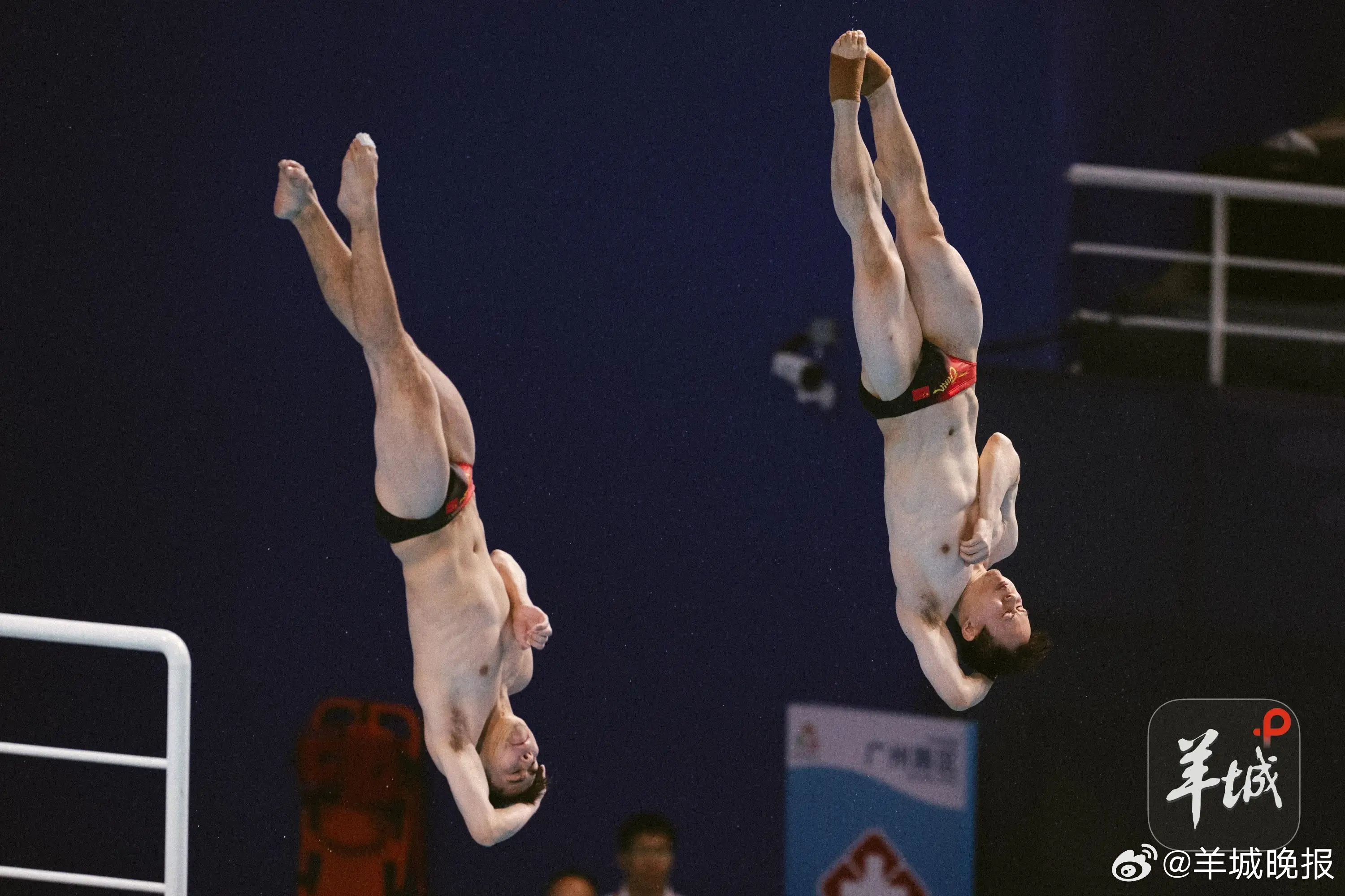 【#谢思埸黄博文十五运会跳水男子双人3米板夺金#】#十五运会精彩纷呈#11月6日