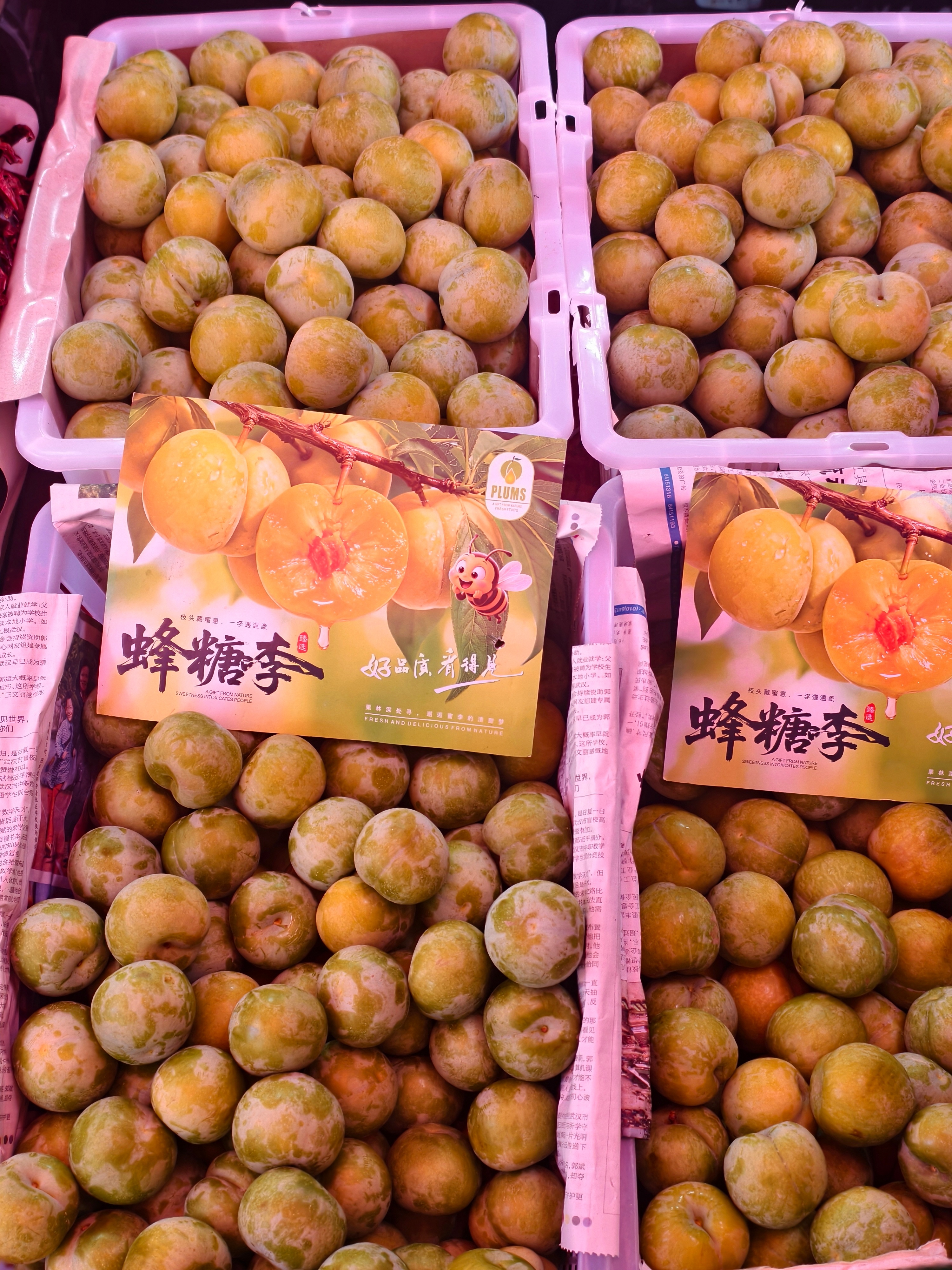 买点蜂糖李，回家咯 