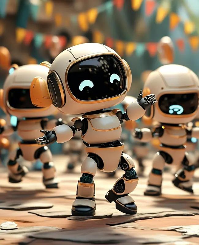 起猛了，看见机器人组团跳《茉莉花》，这画面简直绝了！想象一下，一群机器人整齐划一