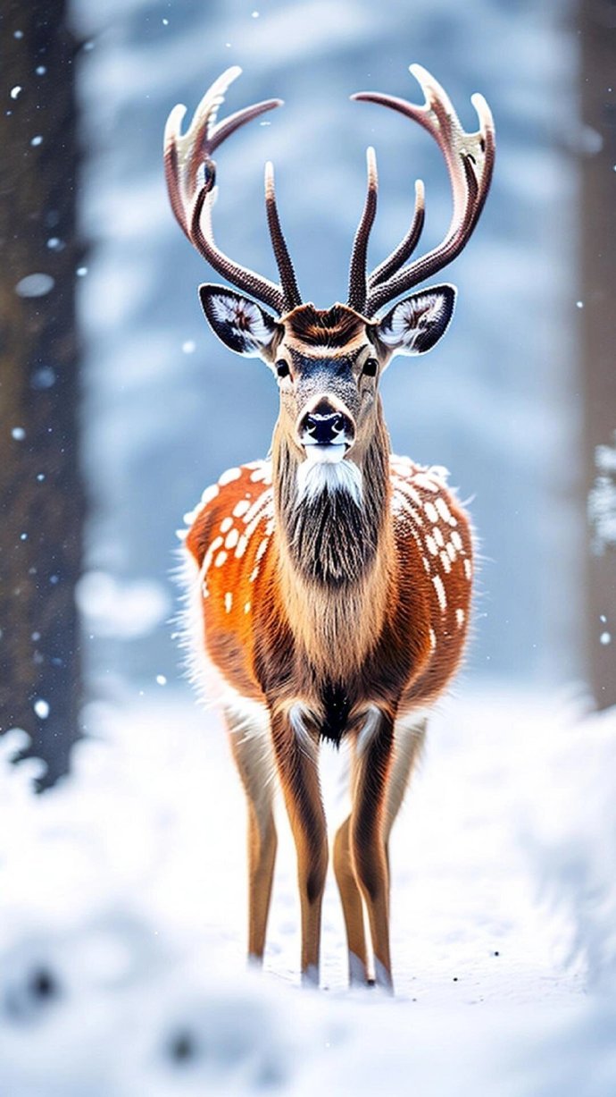 福鹿呈祥，一鹿顺。 ​​​