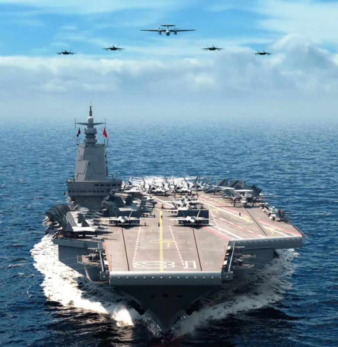 我人民海军福建舰航母横空出世，电磁弹射技术成功运用，是一次质的飞跃。中国人民海军