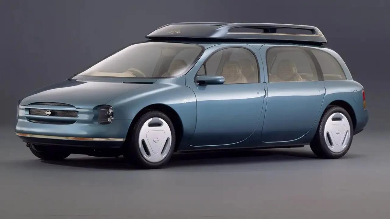 这台外表光滑圆润看着有点怪的车，是来自1991年的Nissan Cocoon概念