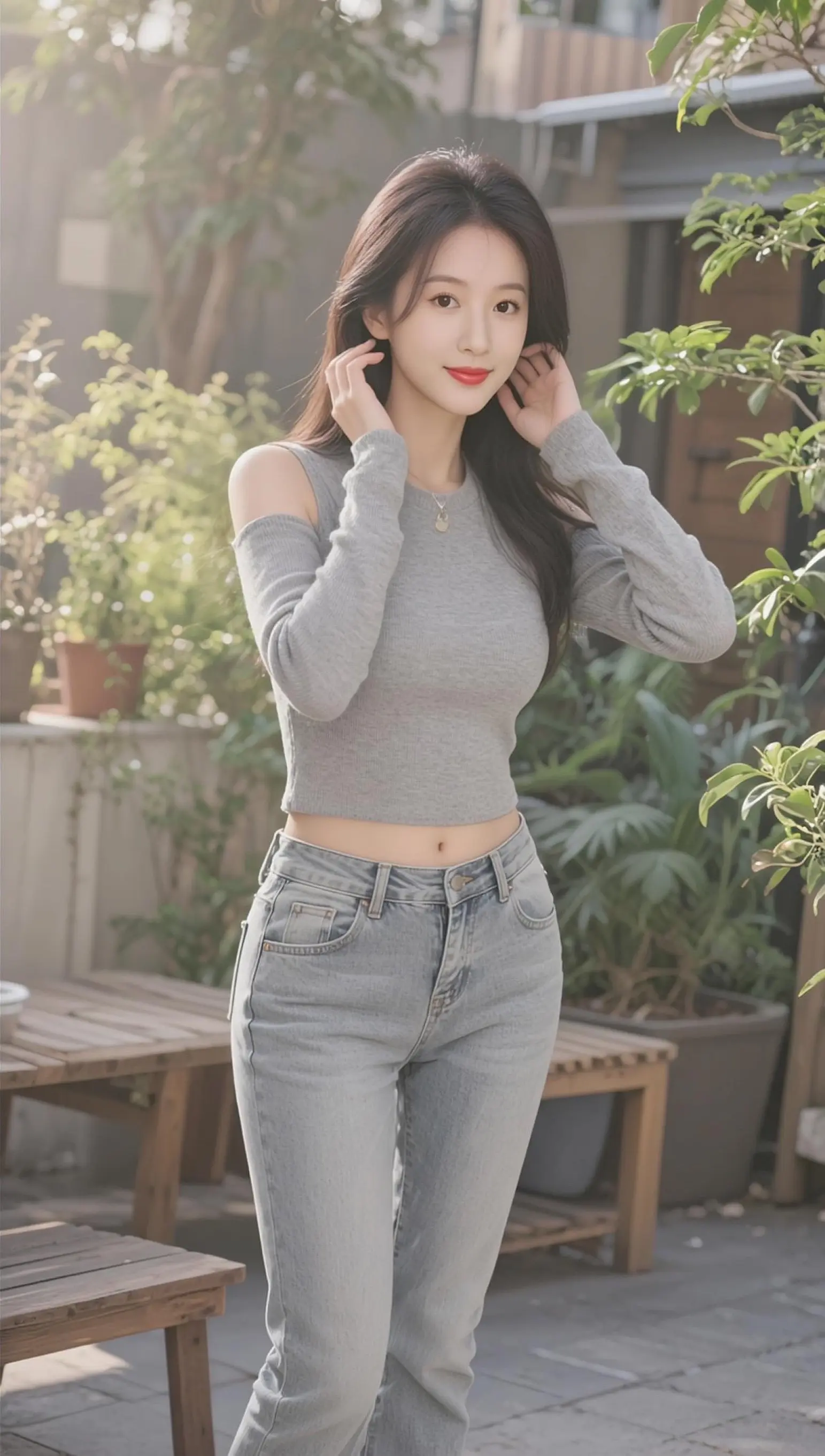 AI浅灰系生活照 随变ai随便玩