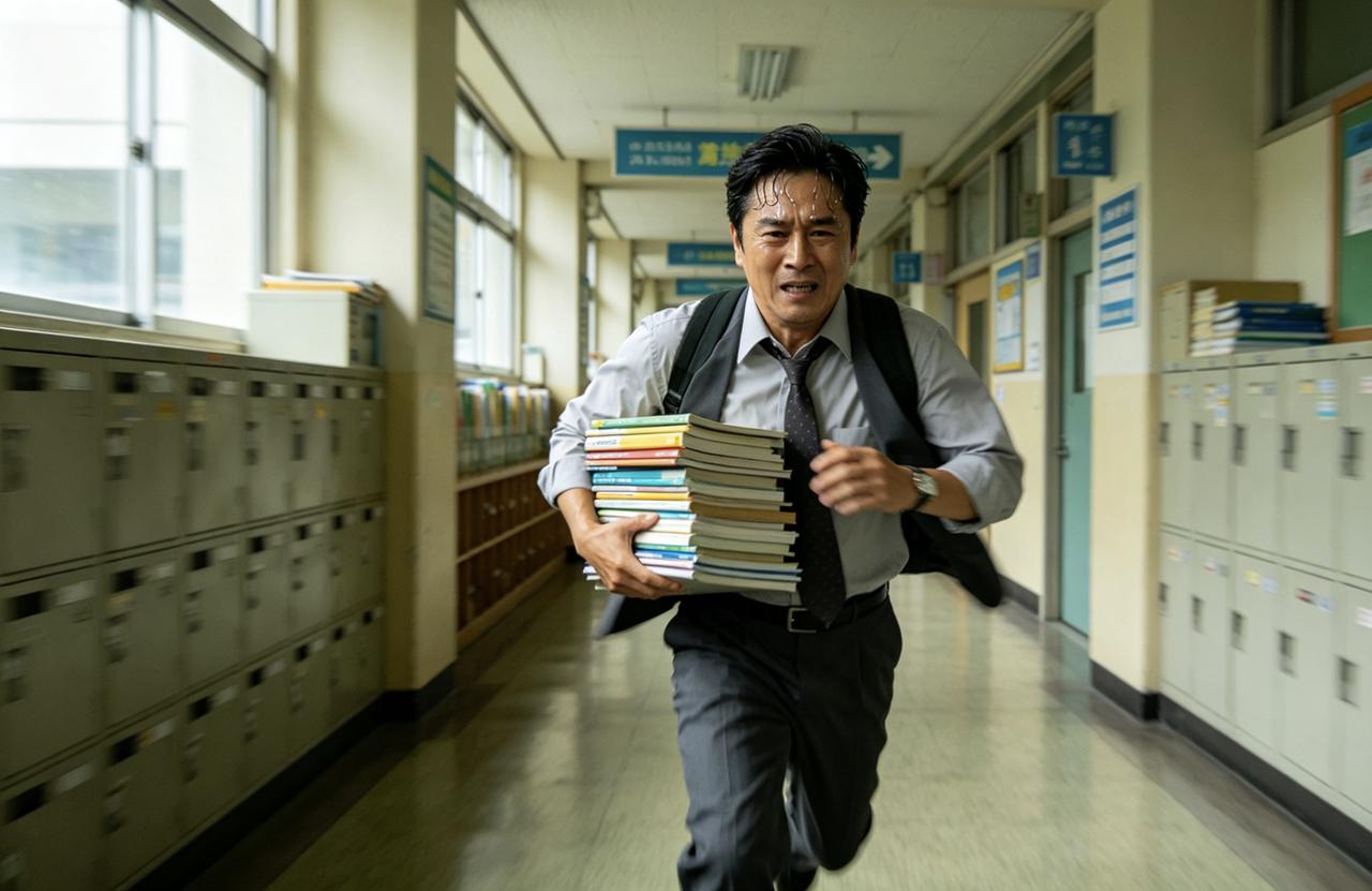 就冲着减肥，我也要跟学校领导申请重新当班主任！中午一位同事盯着我凸起的肚子，惊呼