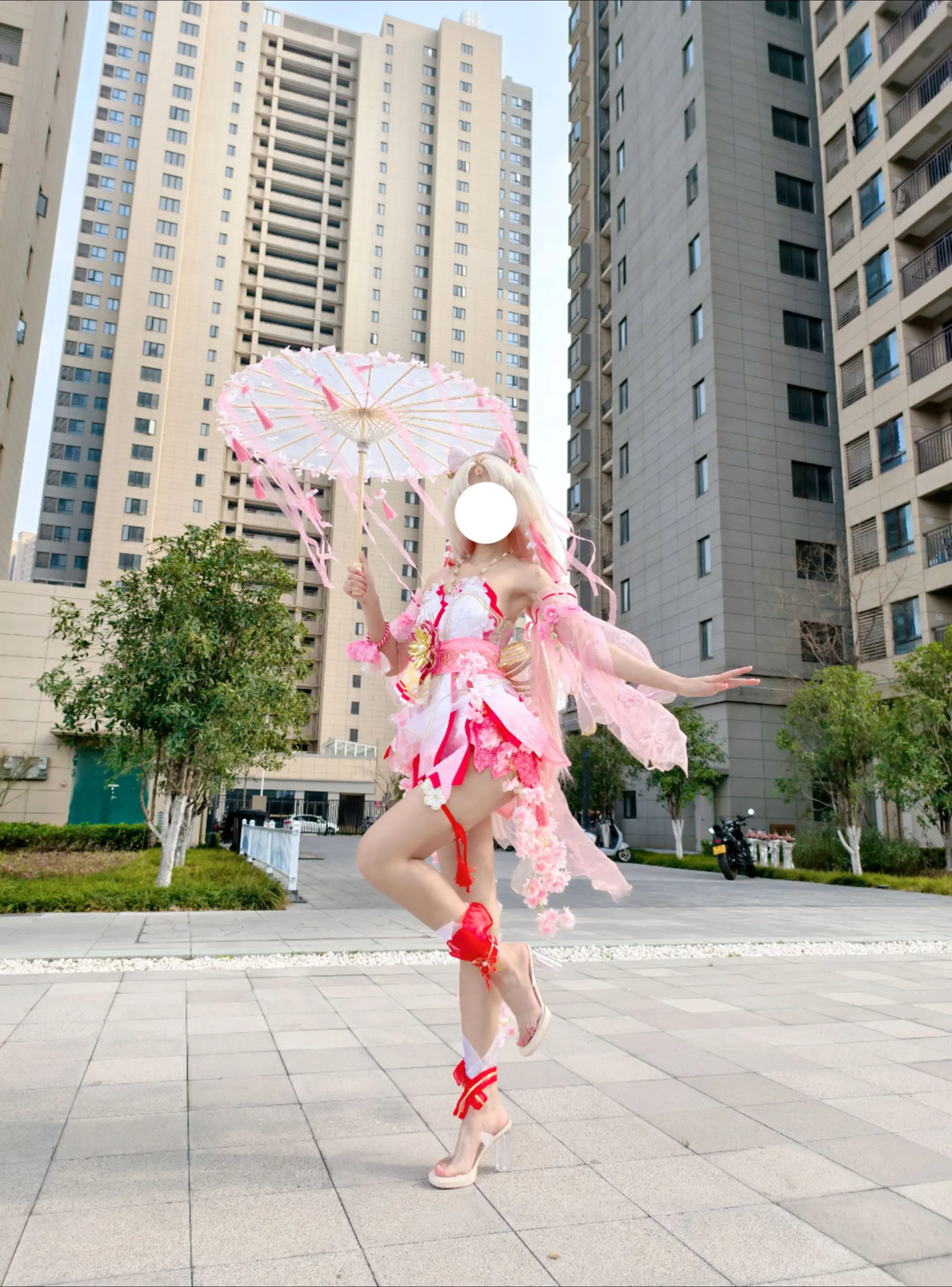 胡桃 樱云天女 cos 永劫无间