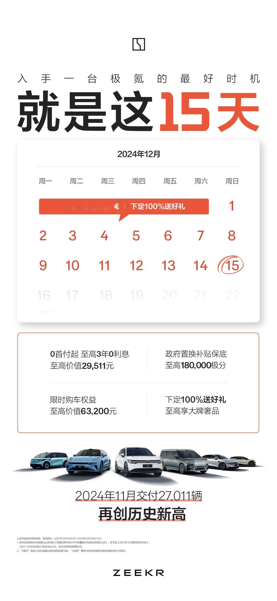 极氪12月购车权益   入手极氪立省11万攻略  别的不说，极氪这四大购车权益的