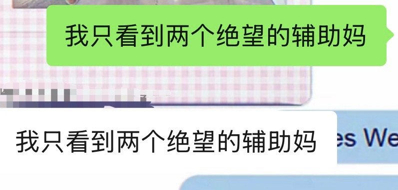 绝望的辅助妈是这样的。。。