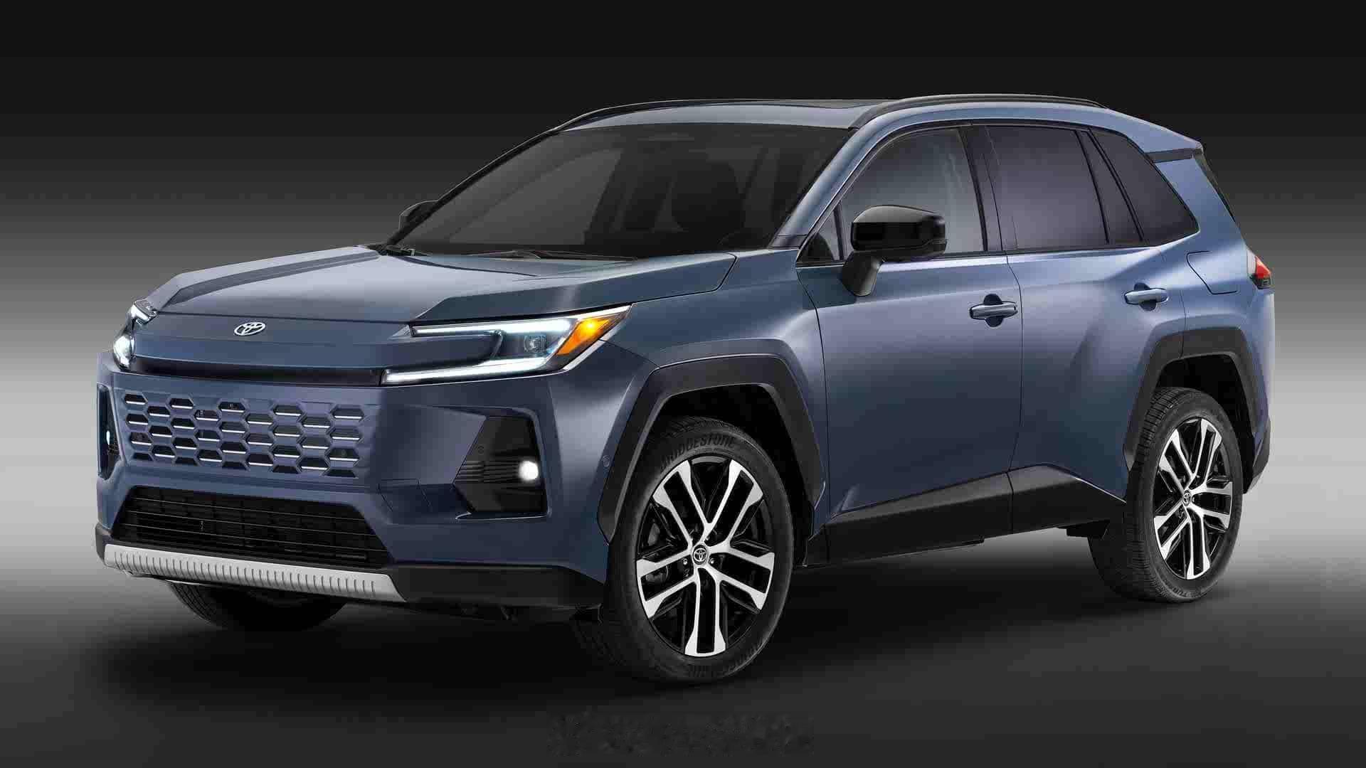 全新一代丰田RAV4正式发布 ，三个外观版本、三种动力葱爆新车▶外观进行了大改，