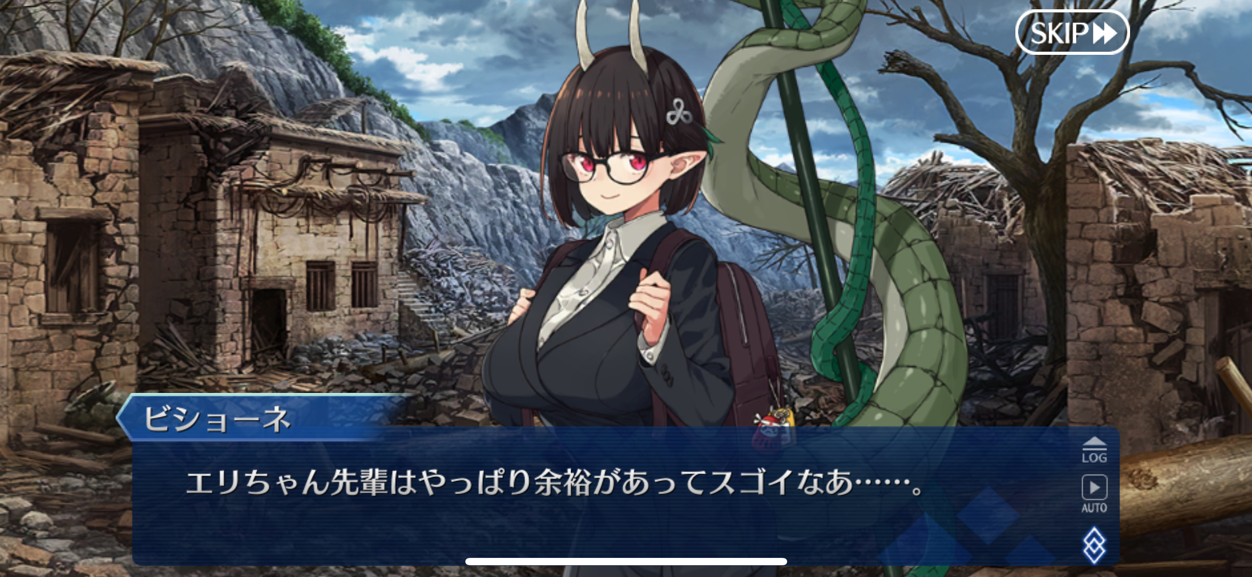 作为职场新人，比修内很佩服龙娘能这样游刃有余地应对，因为害怕被吃掉，她一直都是战