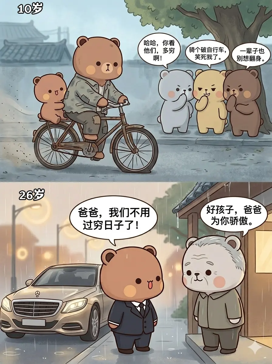 出身寒微，不是耻辱；能屈能伸，方为丈夫。