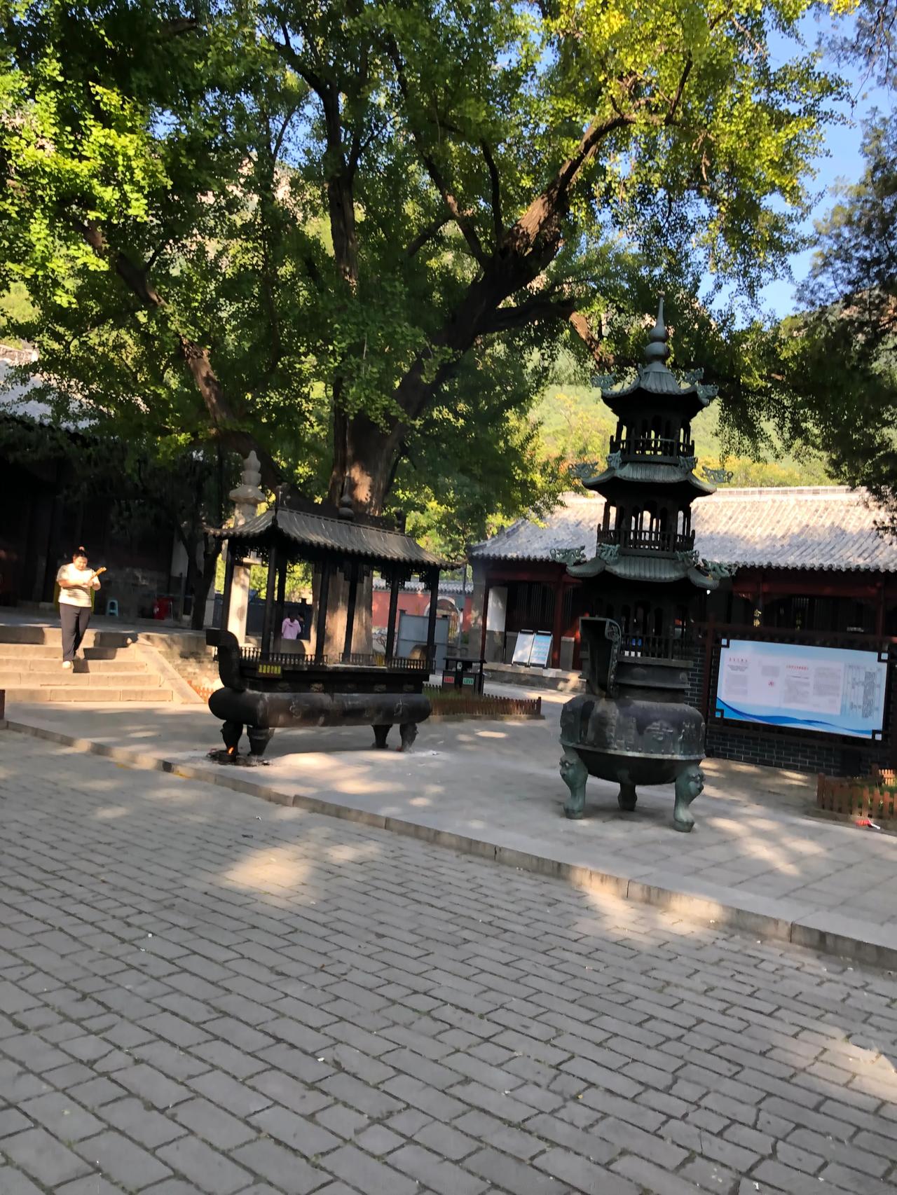 逛灵岩寺
事事灵验
千年银杏
高高耸立
见证历史
游人如织
古铜香炉
香火旺盛