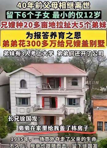 泪目！湖北天门，六兄妹的父母相继离开人世，为了撑起整个家，大哥大嫂拼命种地赚钱，