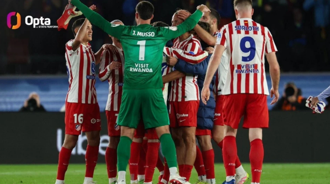 【马竞时隔13年再次闯入国王杯决赛】北京时间3月4日，在国王杯半决赛次回合的比赛