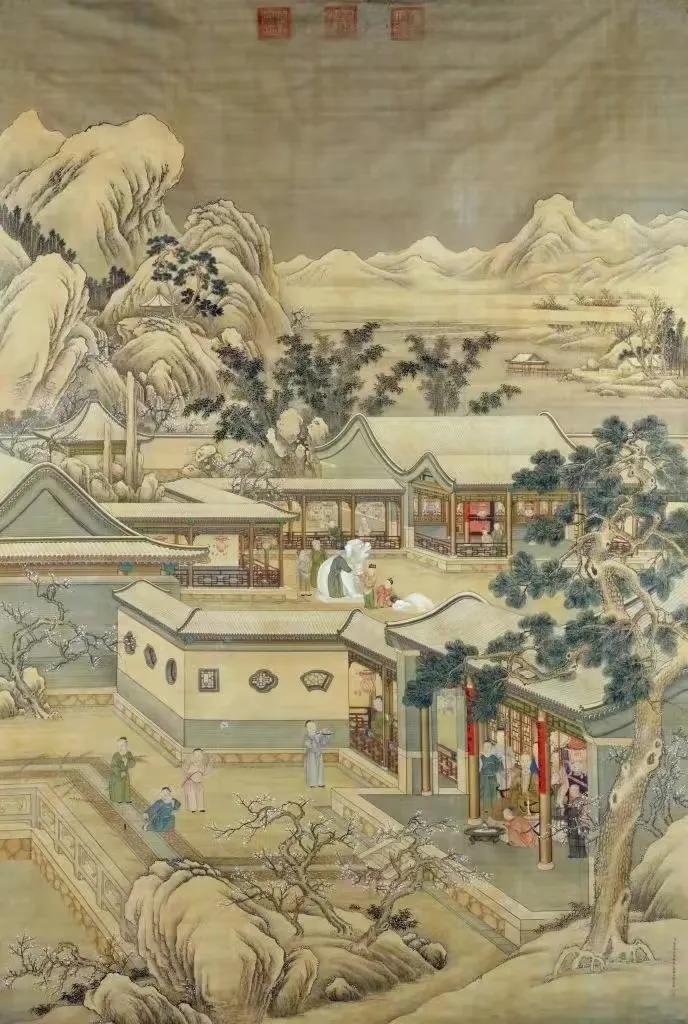 《正月六日集玉壶次才元韵》南宋·崔敦

铃索文书晚罢休，归来欲赋畔牢愁。
感君尊