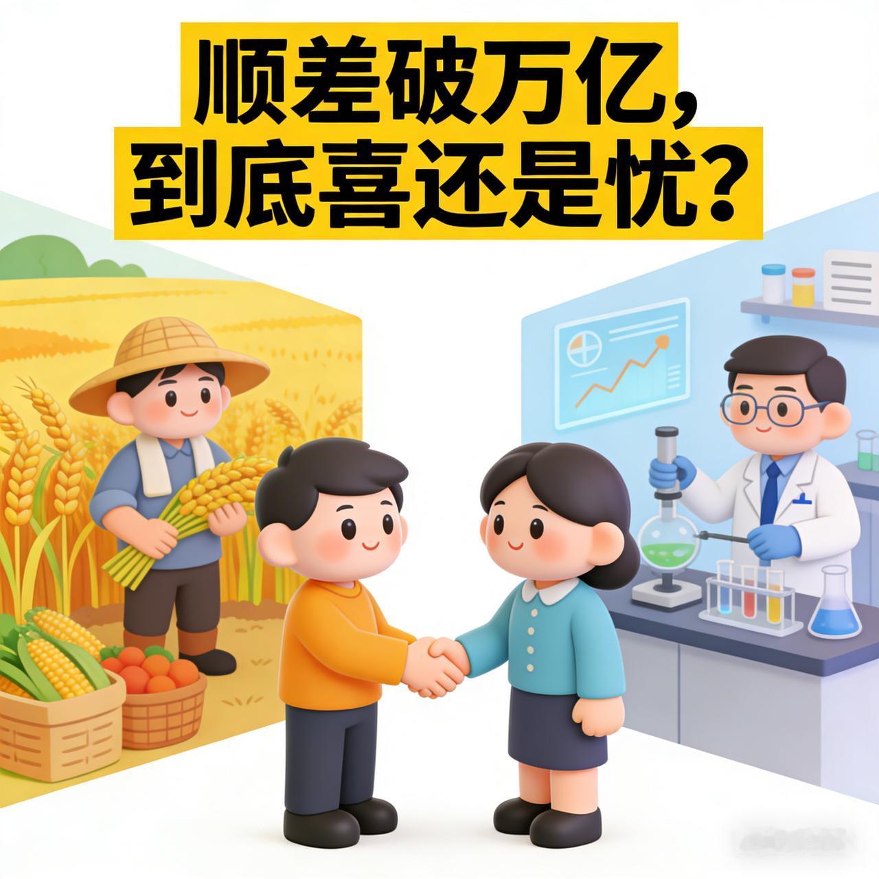 顺差破万亿，是好事还是烦心事？
 
中国的贸易顺差破万亿了，这事说起来确实挺牛的