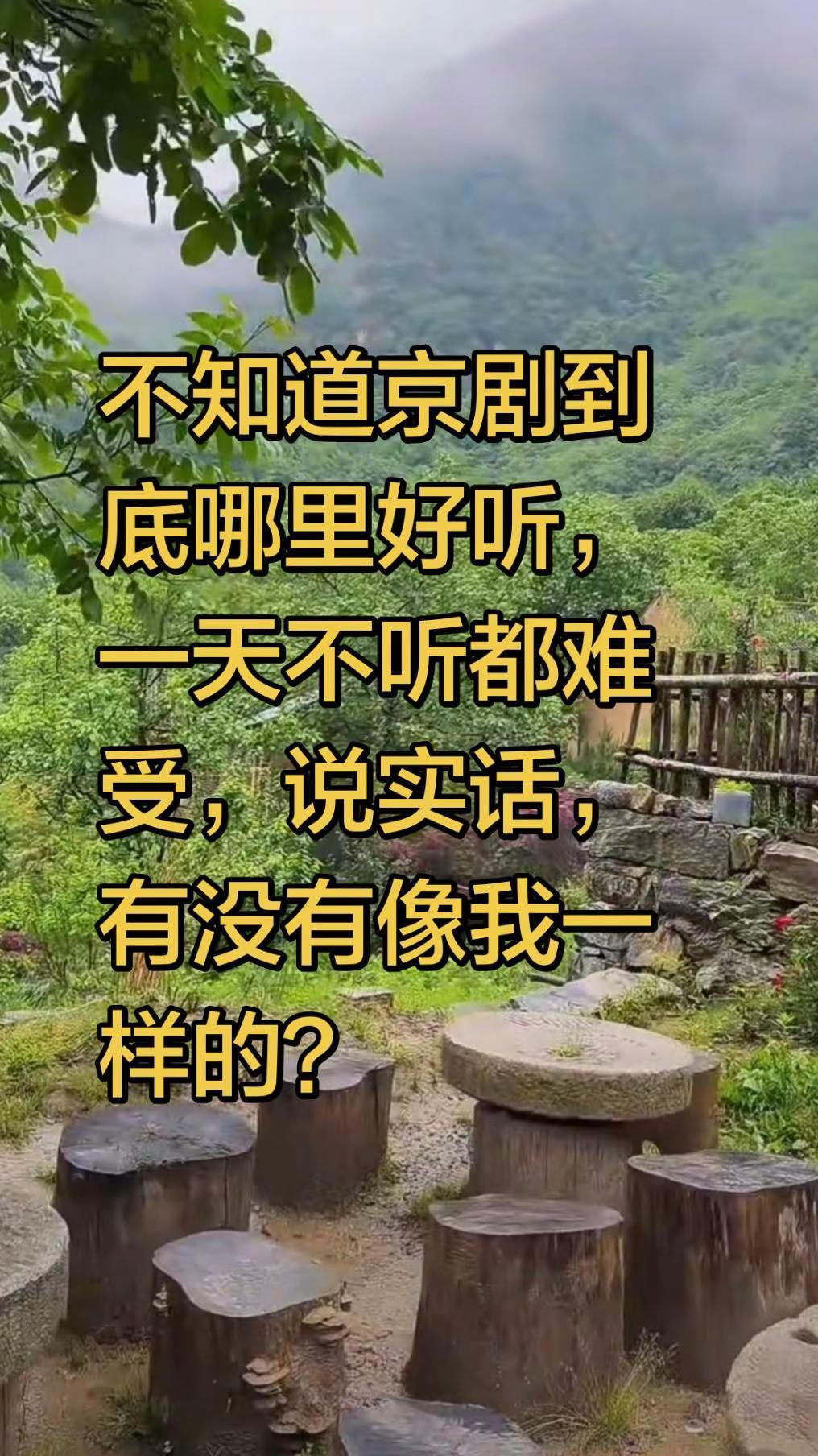不知道京剧到底哪里好听，一天不听都难受，说实话，有没有像我一样的？京剧