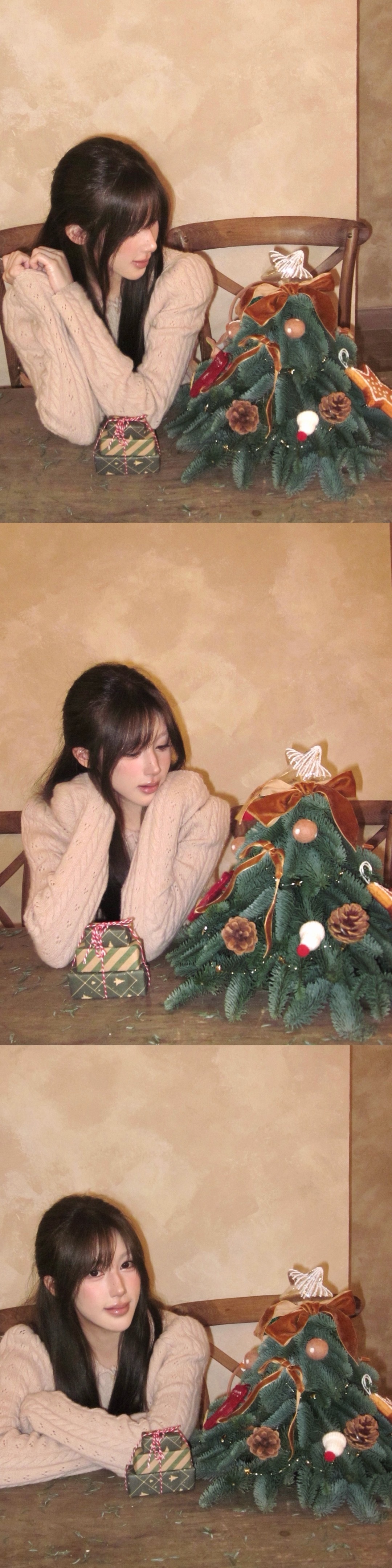 🌲 DIY了一棵小圣诞树 放在家里香香的 木质香爱好者幸福了捏 