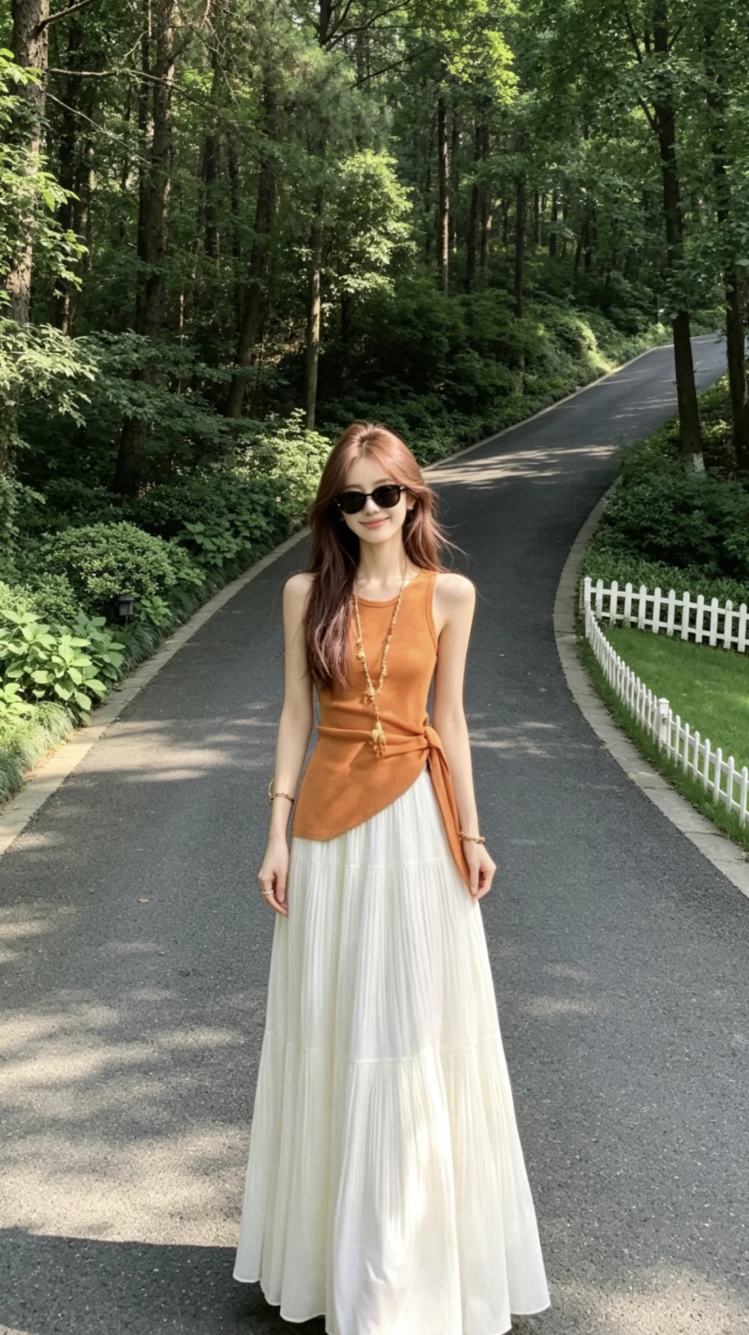 永远爱这种阳光下的橙白配色🍊