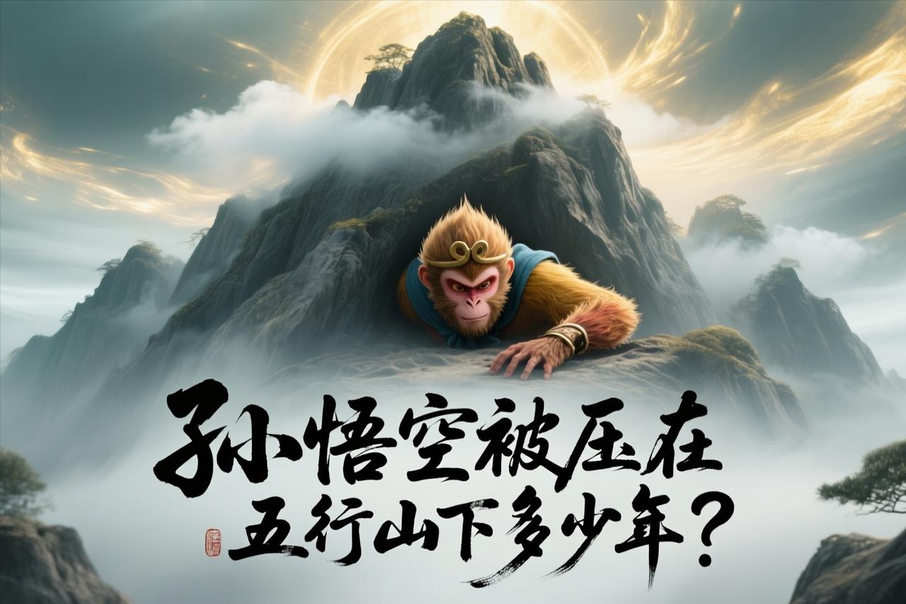 孙悟空到底被压在五行山下多少年？
一般都认为孙悟空被压在五行山下500年，其实不