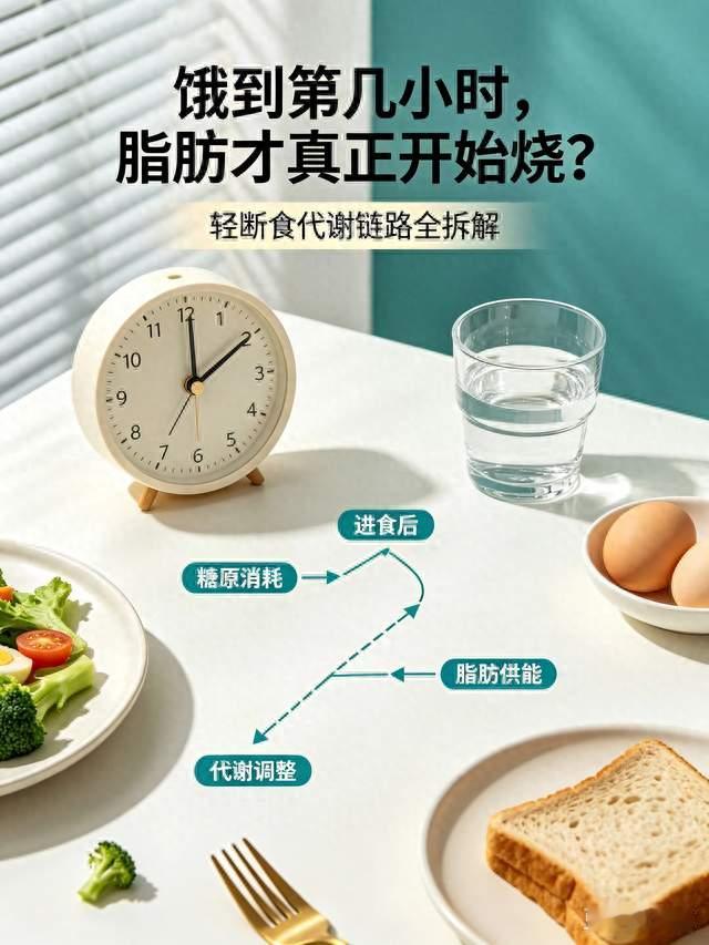 饿到第几小时，脂肪才真正开始烧？轻断食代谢链路全拆解