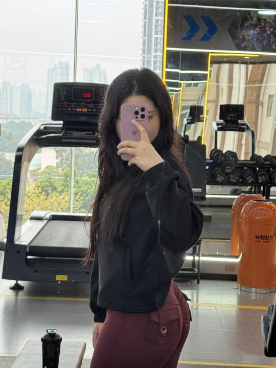今天的健身房look～