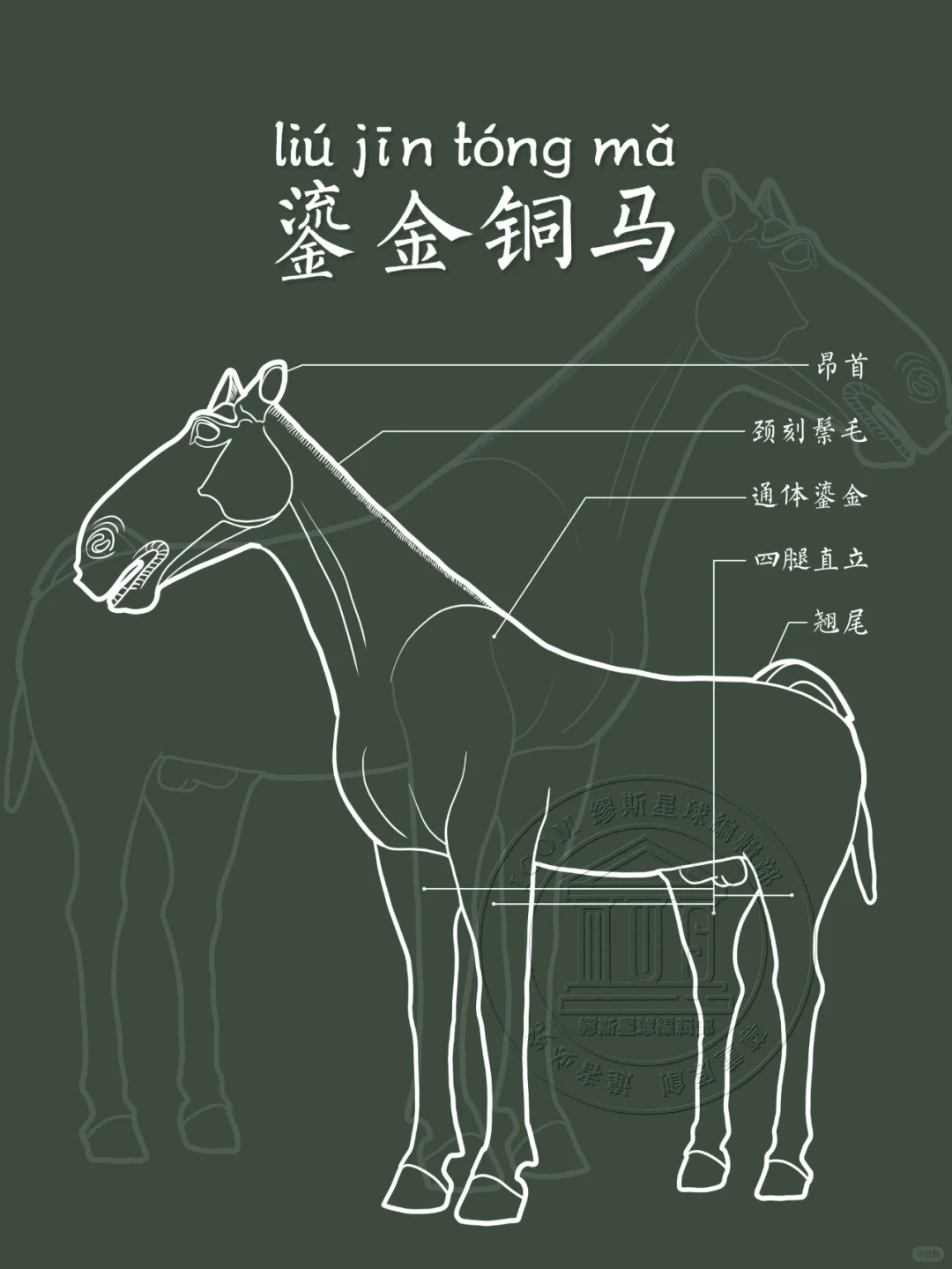 【鎏金铜马】它是汉代鉴定良驹的标准？