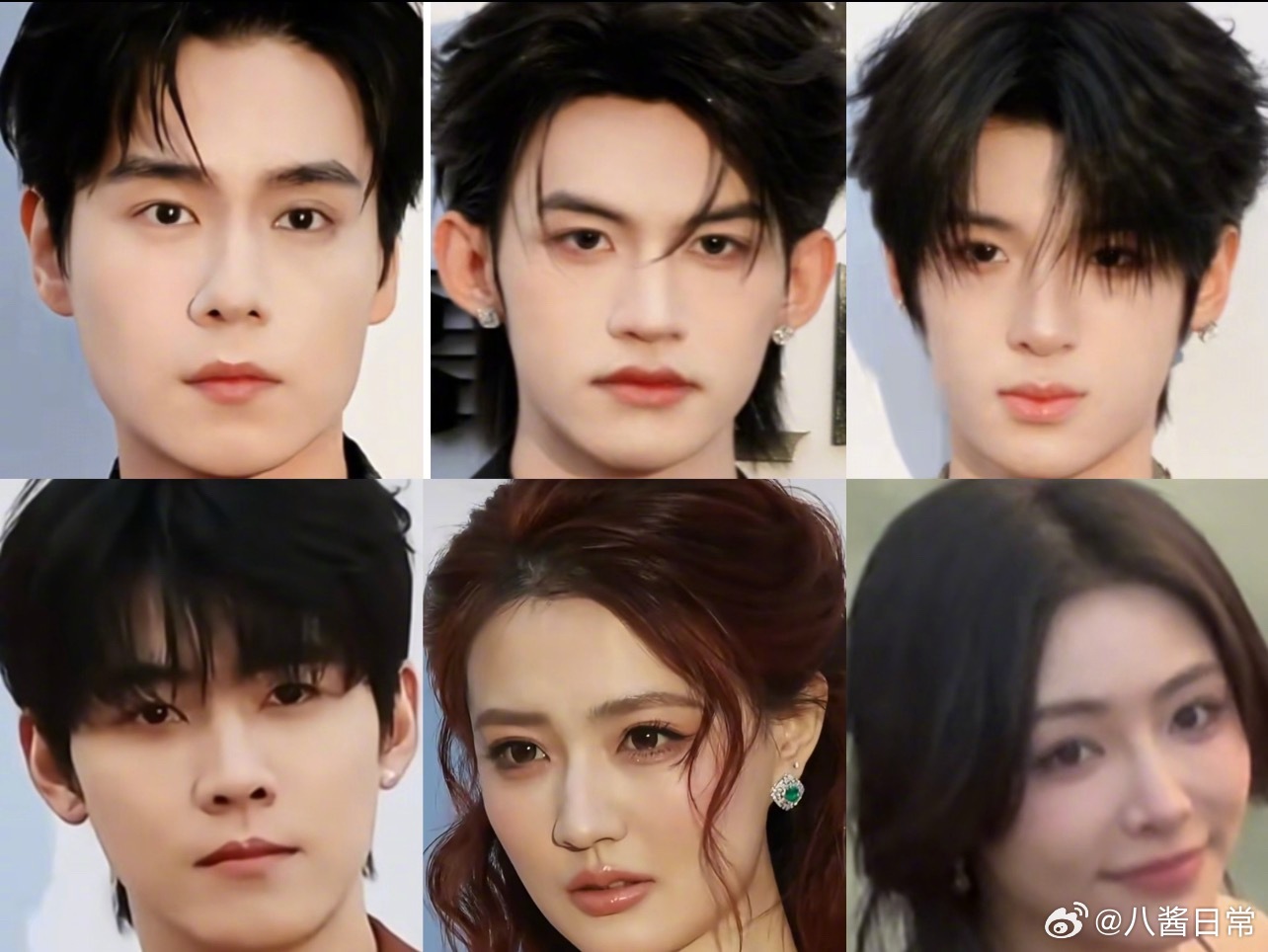 胡一天、云旗、张峻豪、任豪、徐璐、许佳琪濮院高定时尚周怼脸生图云旗走秀造型