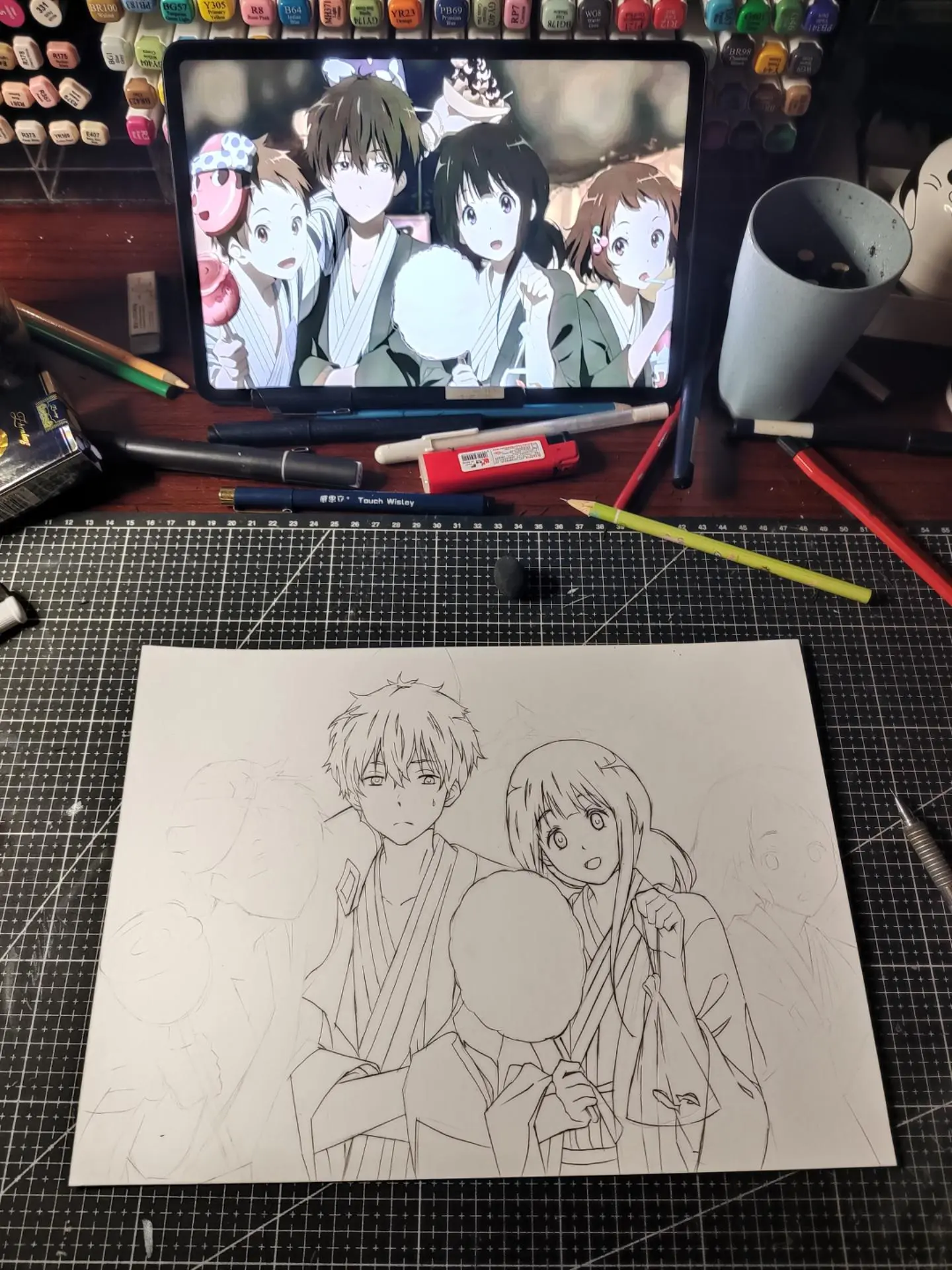 如果没有那么急性子就好了. 手绘