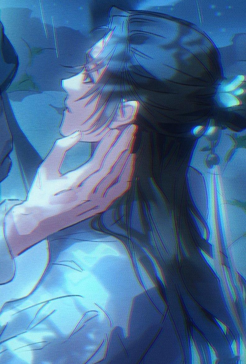 慎奚[超话] 生锈的感情偏偏又逢雨季寒雨打湿了衣袖，爱意才敢在眼神里暗涌慎奚 ​