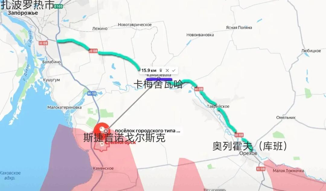 俄军第聂伯集群已包围了扎波罗热斯捷普诺戈尔斯克市内乌军残余部队，正在实施围歼。斯