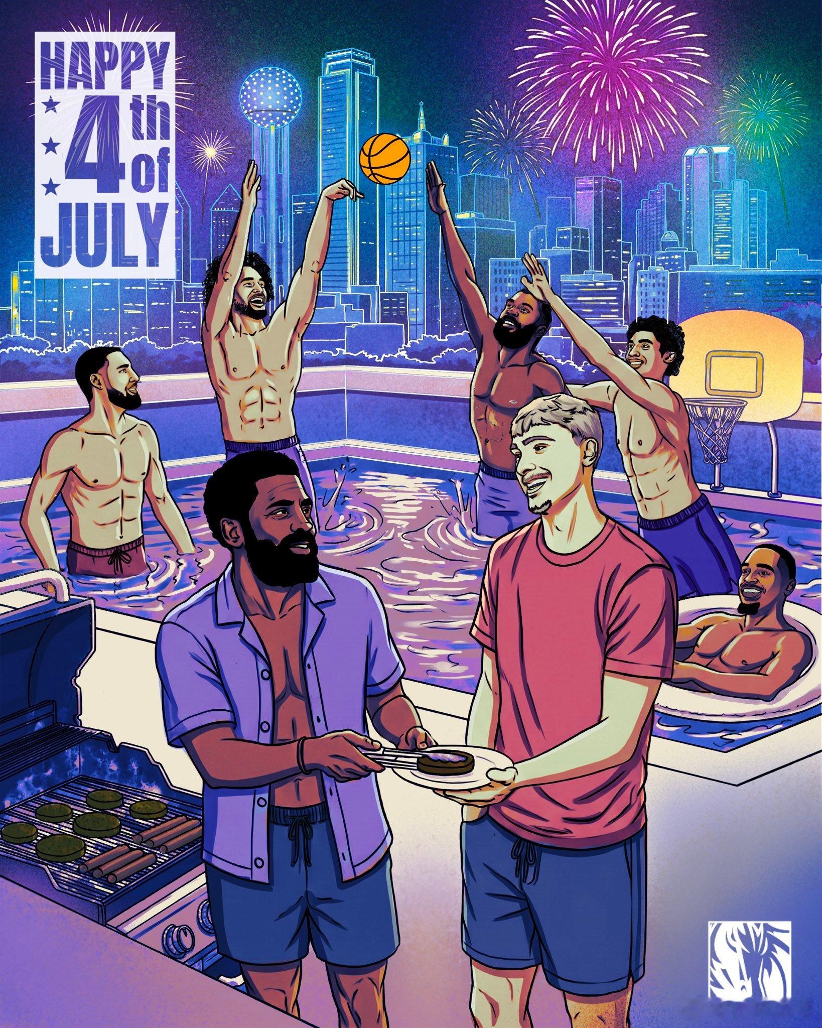 MFFL 我牛官方发推。Celebrating America for 250 