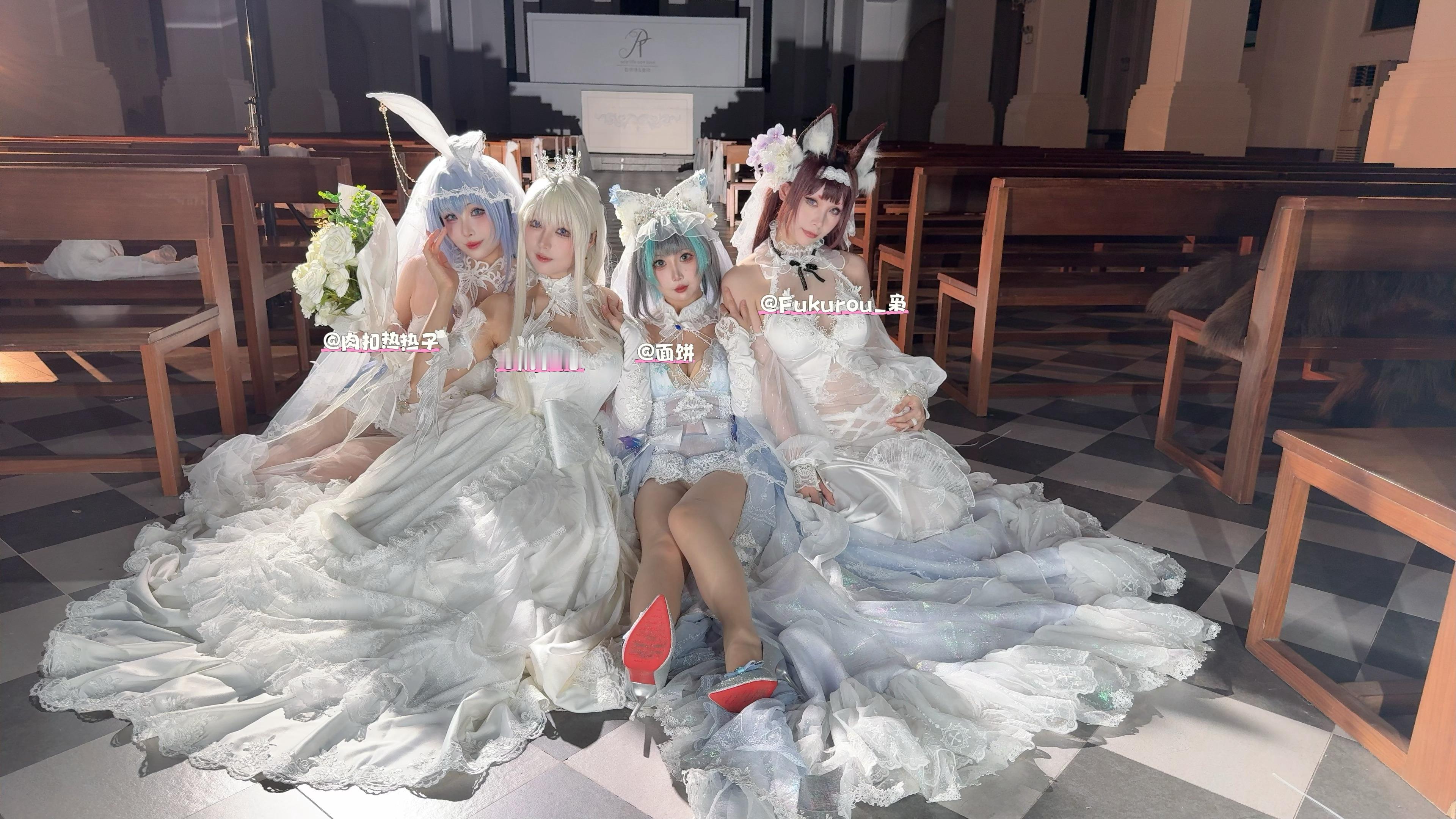 碧蓝航线 💍今天的花嫁企划速报💍（老婆们真好看😭速报打个水印live直出大