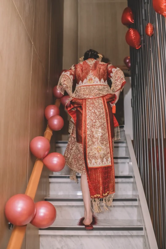嫁给了一段红色的婚礼✨
