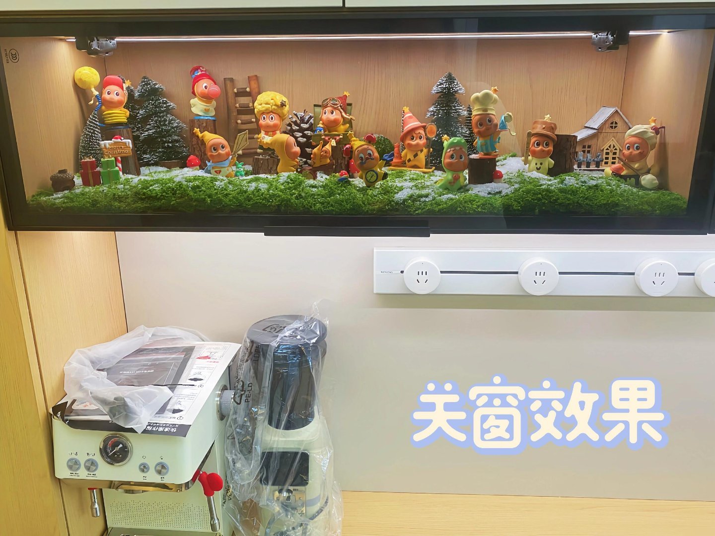 labubu🌿我的星星人&拉布布度假小屋完工啦！——盲盒造景解锁新家温馨角落✨