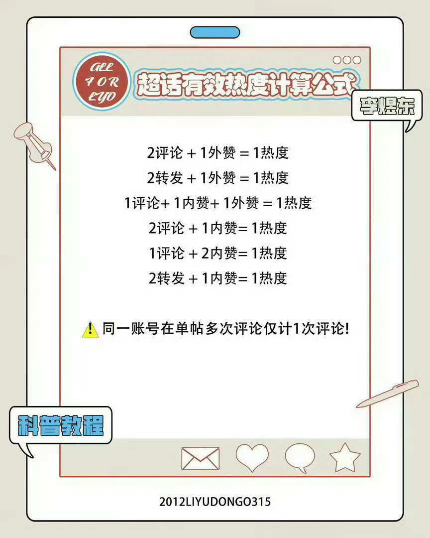 李煜东[超话]  🤍李煜东 四代唯一门面 稳钻二第①条盖楼帖🎯300🍎按照