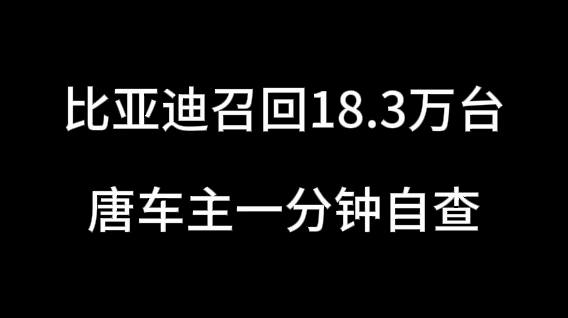 比亚迪车主，尤其唐车主，花一分钟看这条。
今天下午国家市场监督管理总局备案：比亚
