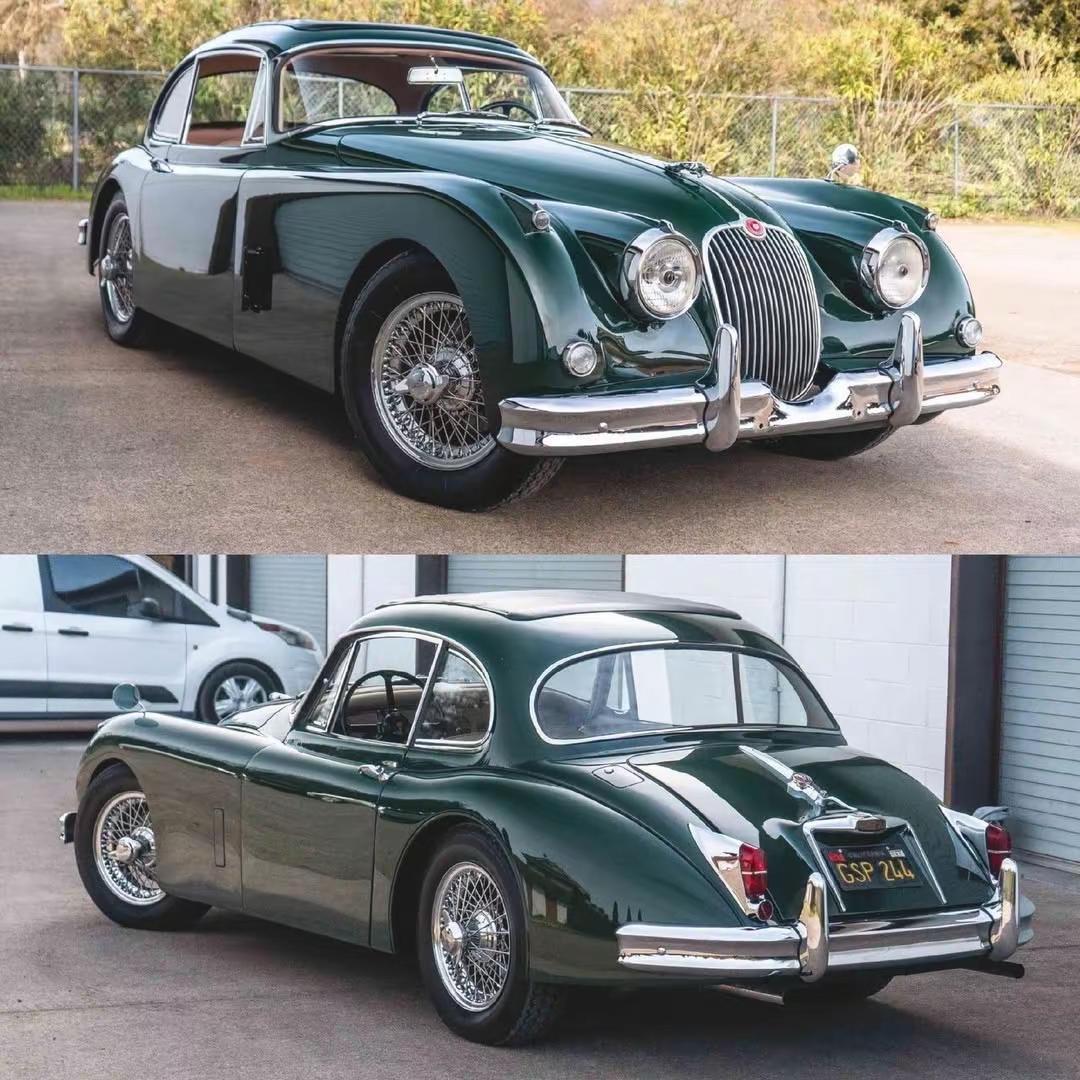 1961年款Jaguar XK150 固定顶轿跑（实为1960年11月下线），作