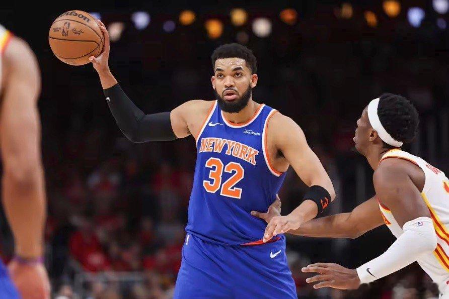 29分钟三双！唐斯比肩东契奇和西蒙斯。尼克斯客场大胜老鹰，总分2-2扳平。唐斯出